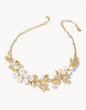 Garden Party Statement Necklace - 18" White