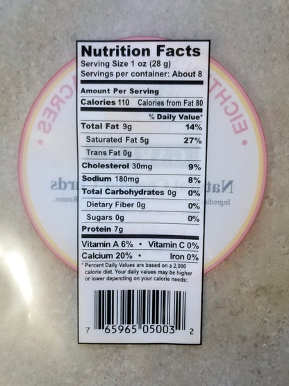 Garlic Flavored Cheddar Cheese Curds 8 oz