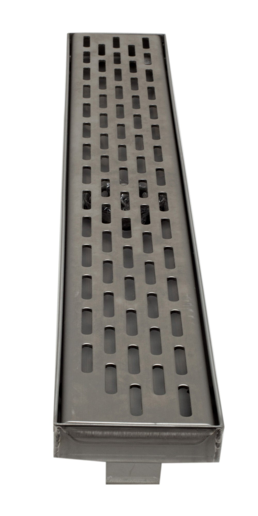ALFI brand  ABLD24C 24" Long Modern Stainless Steel Linear Shower Drain with Groove Holes
