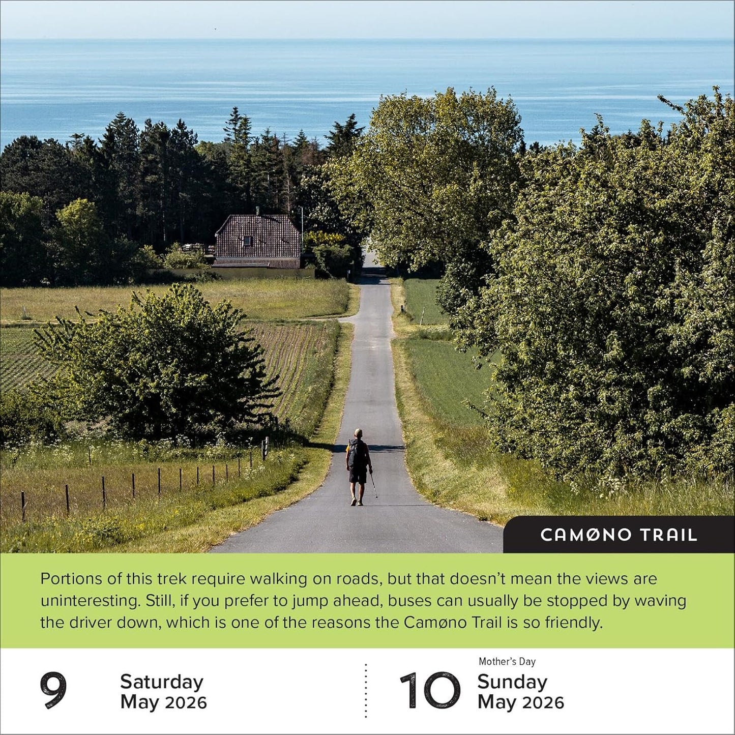 Walks of the World Page-A-Day Calendar 2026: 25 Epic Treks and Multiday Hikes