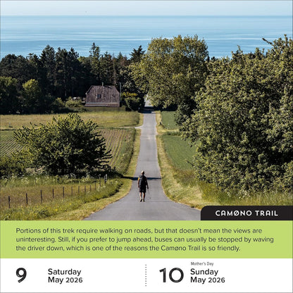 Walks of the World Page-A-Day Calendar 2026: 25 Epic Treks and Multiday Hikes