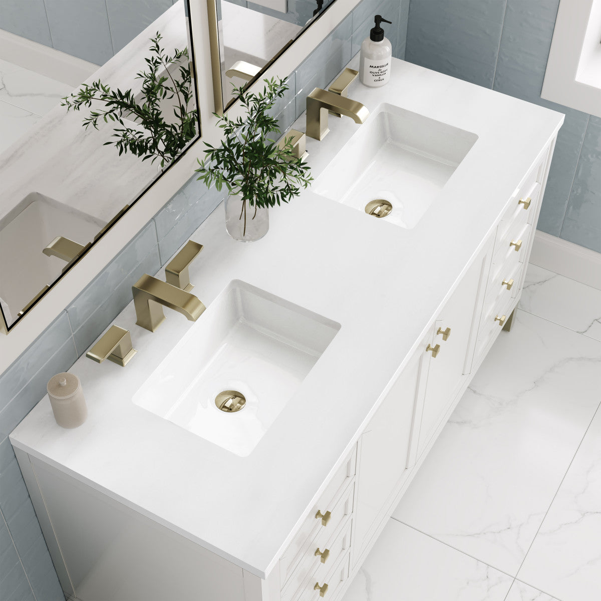 Chicago 60" Double Vanity