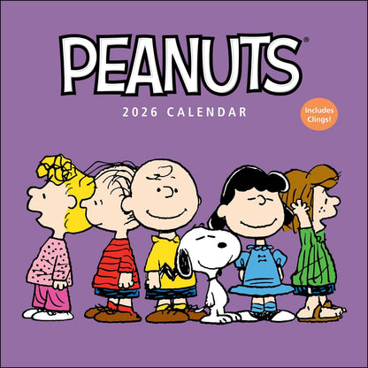 2026 Peanuts Wall Calendar