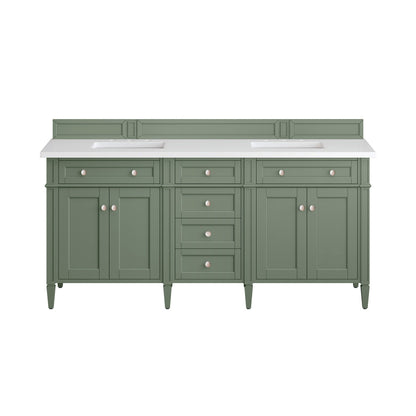 Brittany 72" Double Vanity Cabinet