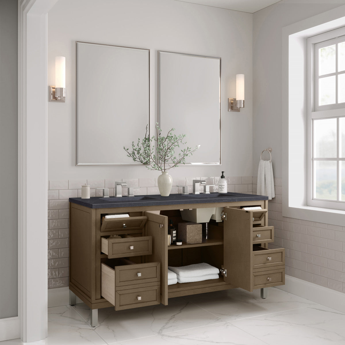 Chicago 60" Double Vanity