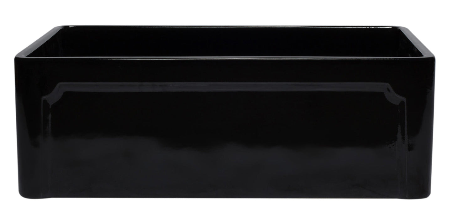 ALFI brand AB3020SB 30 inch Biscuit Reversible Single Fireclay Farmhouse Kitchen Sink
