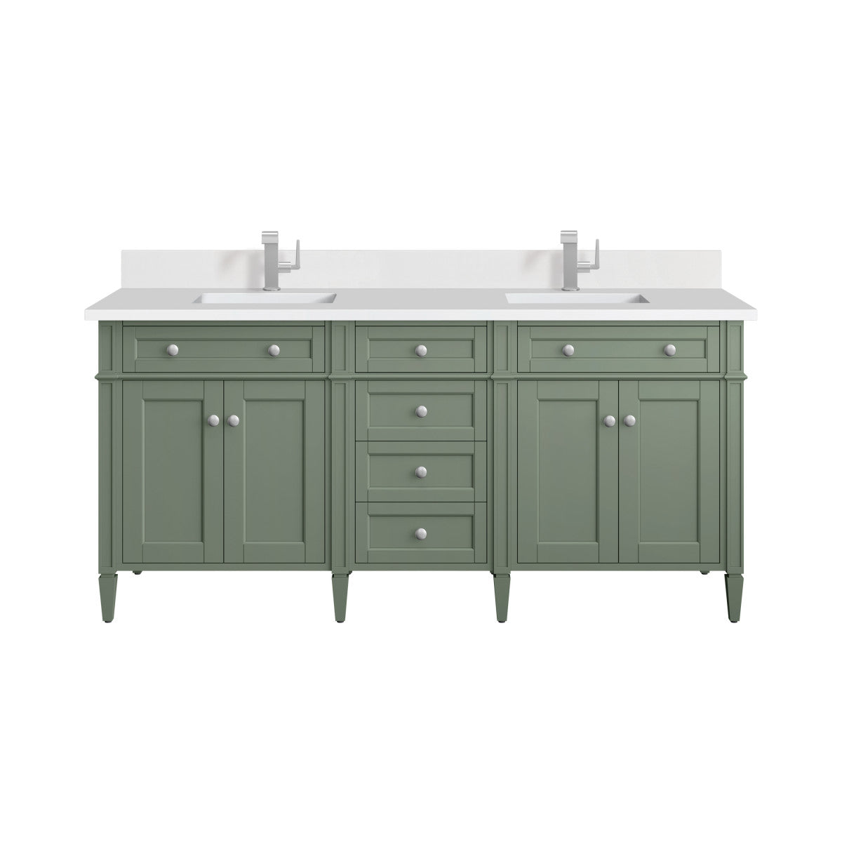 Brittany 72" Double Vanity in Bright White