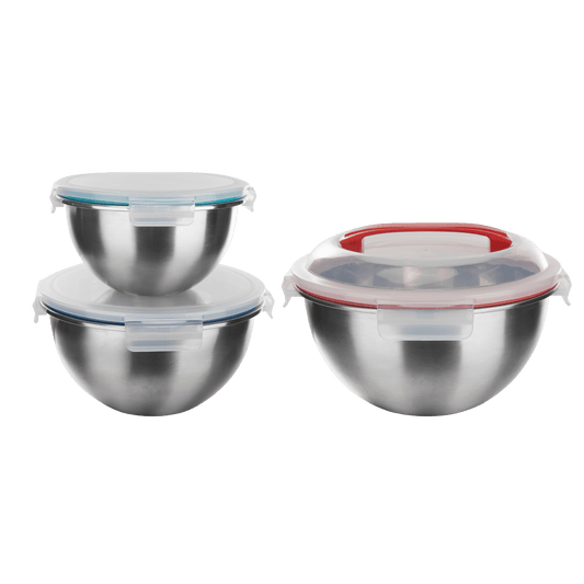 Mix & Carry Stainless Steel Bowl Set