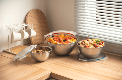 Mix & Carry Stainless Steel Bowl Set