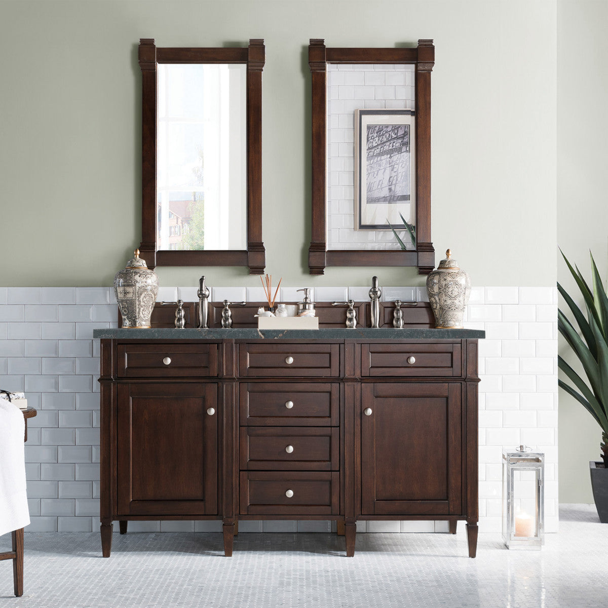 Brittany 60" Double Vanity Cabinet