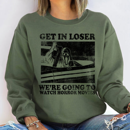 Get In Loser Halloween Sweatshirt
