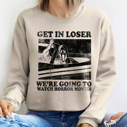 Get In Loser Halloween Sweatshirt