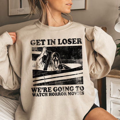 Get In Loser Halloween Sweatshirt