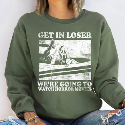 Get In Loser Vintage Halloween Sweatshirt