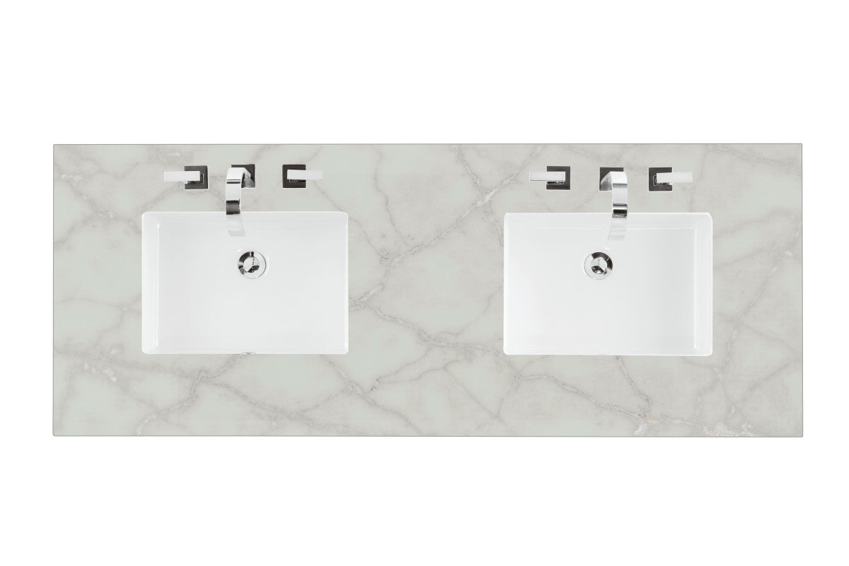 60" Double Top, 3 CM Silestone w/ Sink