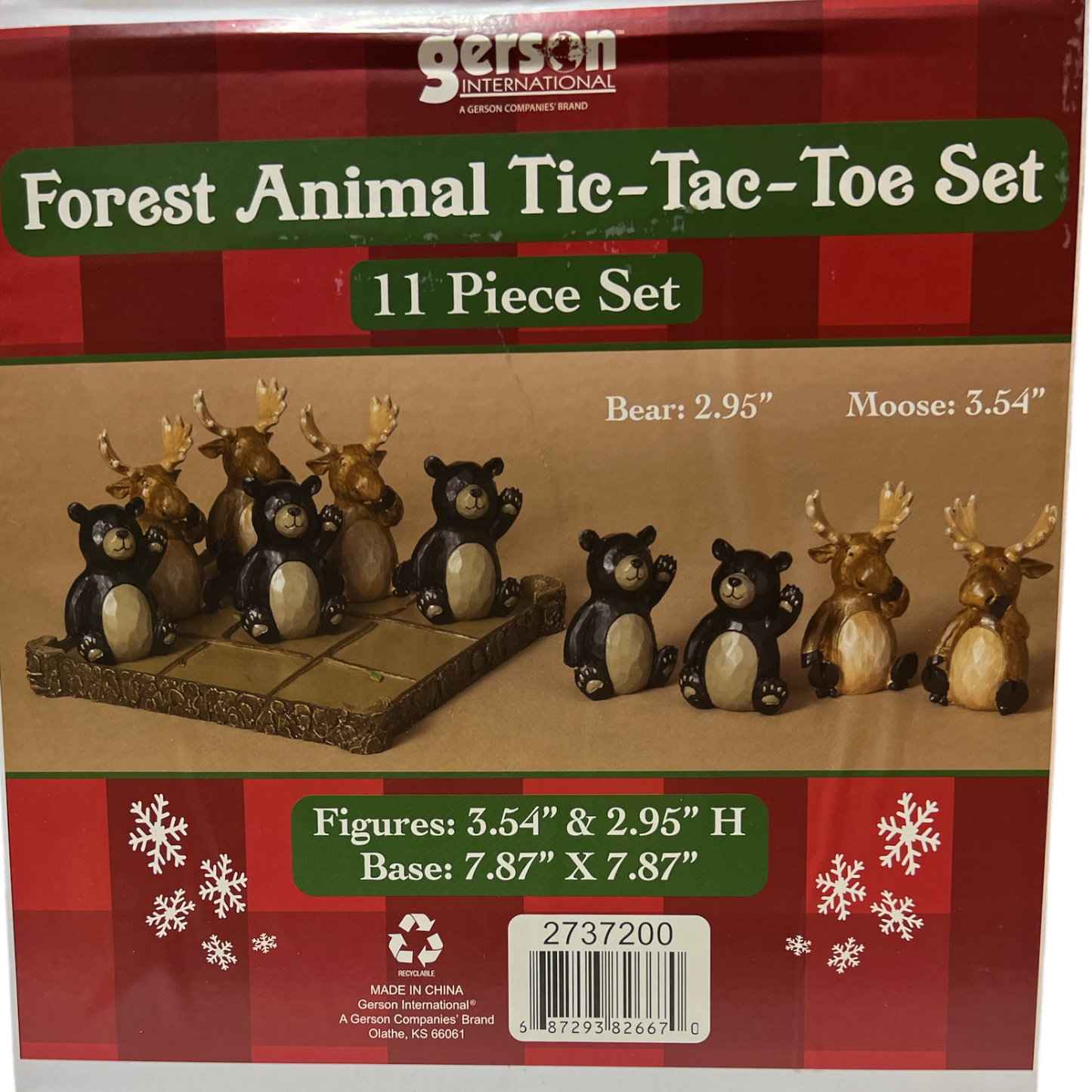 Forest Animal Tic-Tac-Toe Game