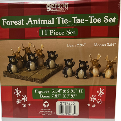 Forest Animal Tic-Tac-Toe Game