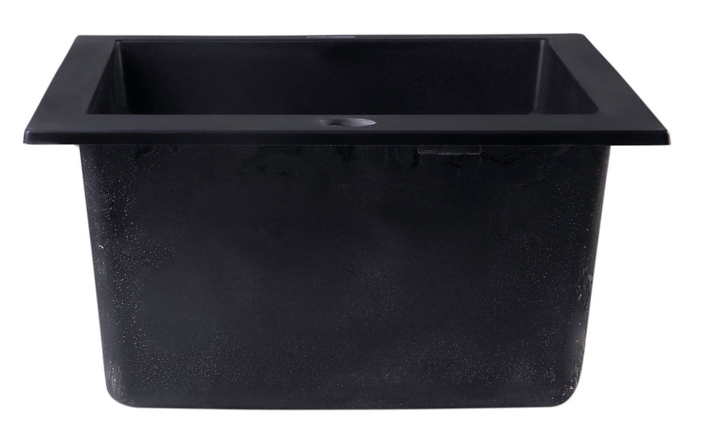 ALFI brand AB1720DI 17" Drop-In Rectangular Granite Composite Kitchen Prep Sink