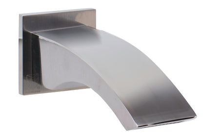 ALFI brand AB3301 Curved Wallmounted Tub Filler Bathroom Spout