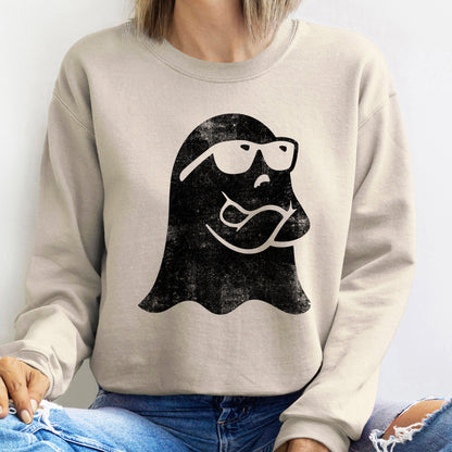 Ghost Arms Crossed Halloween Sweatshirt