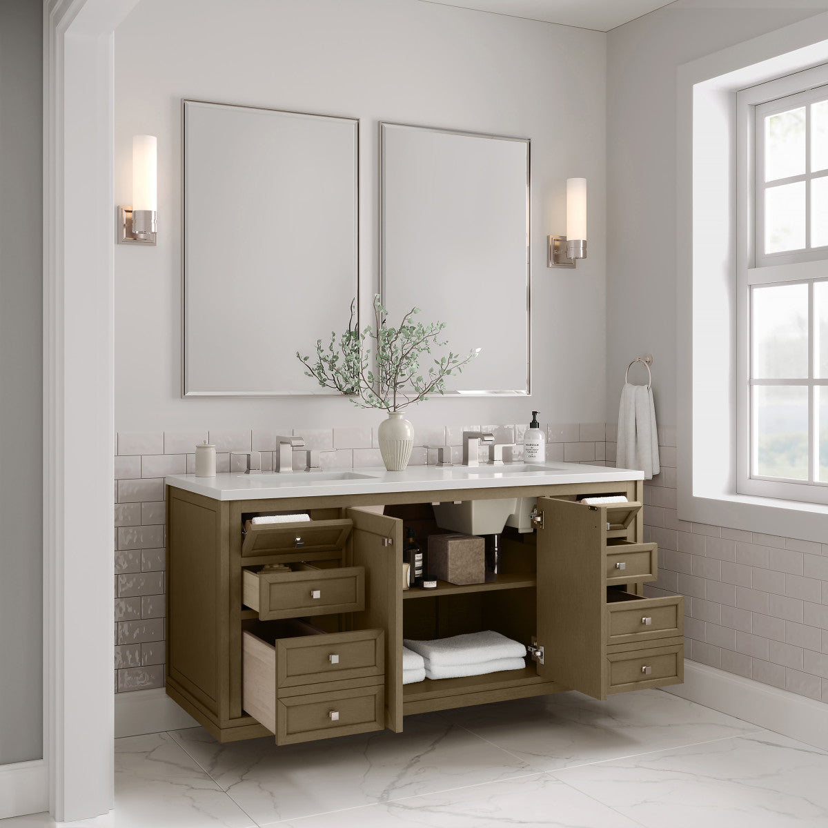 Chicago 60" Double Vanity