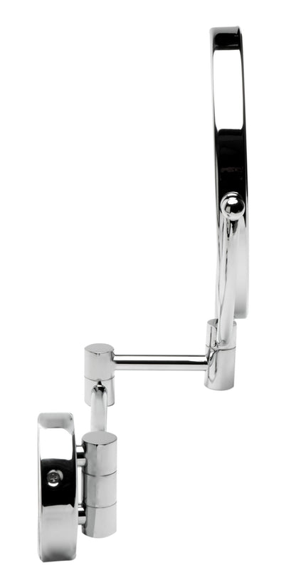 ALFI brand ABM8WR 8" Round Wall Mounted 5x Magnify Cosmetic Mirror