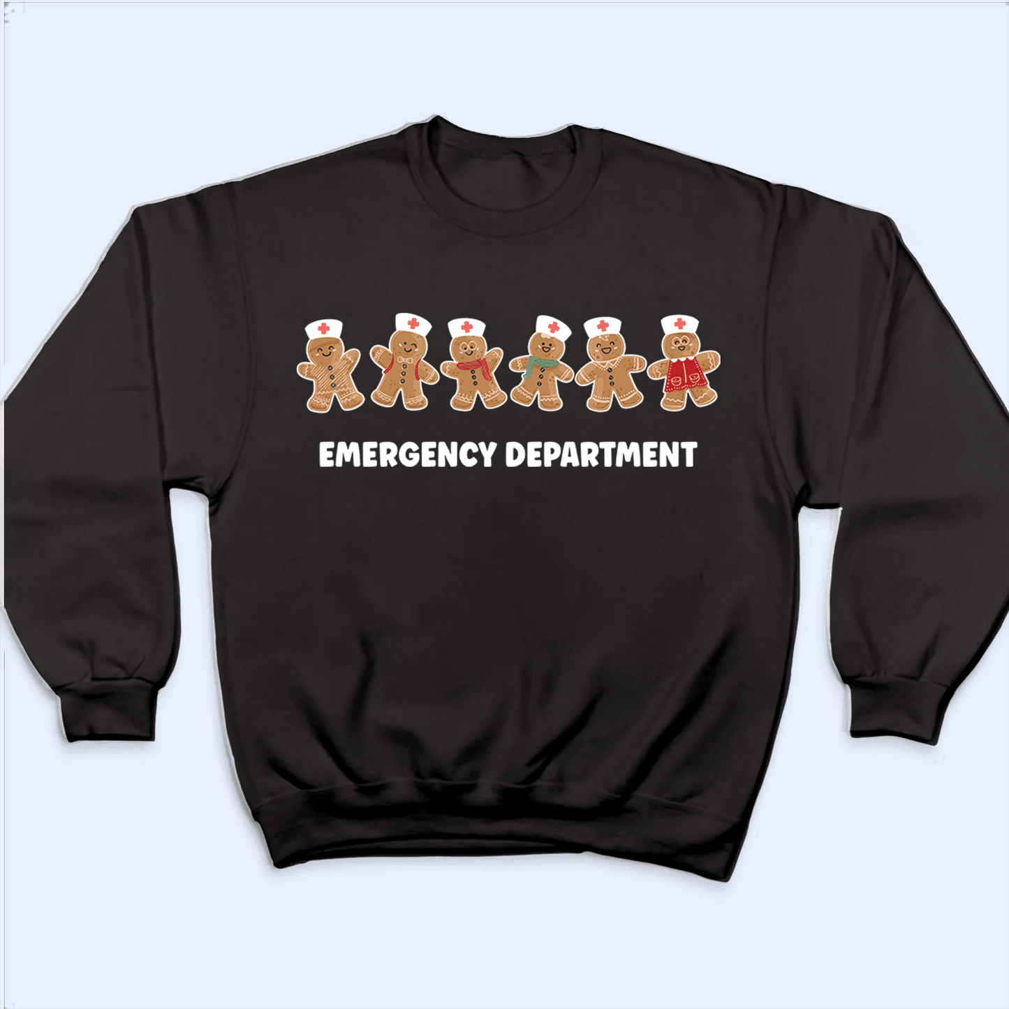 Gingerbread Nurse Squad - Personalized Custom T Shirt - Birthday, Loving, Funny Gift for Nurse, CNA, Healthcare, Registered RN