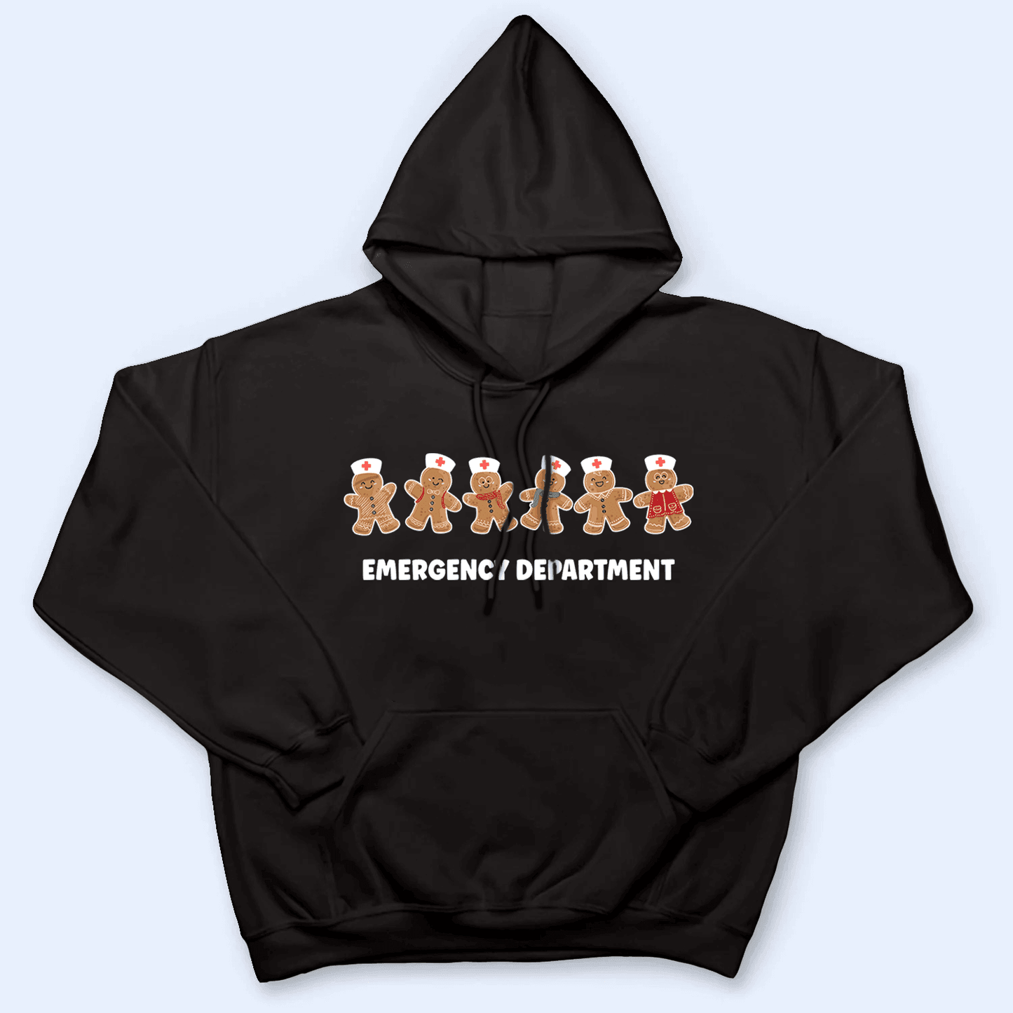 Gingerbread Nurse Squad - Personalized Custom T Shirt - Birthday, Loving, Funny Gift for Nurse, CNA, Healthcare, Registered RN
