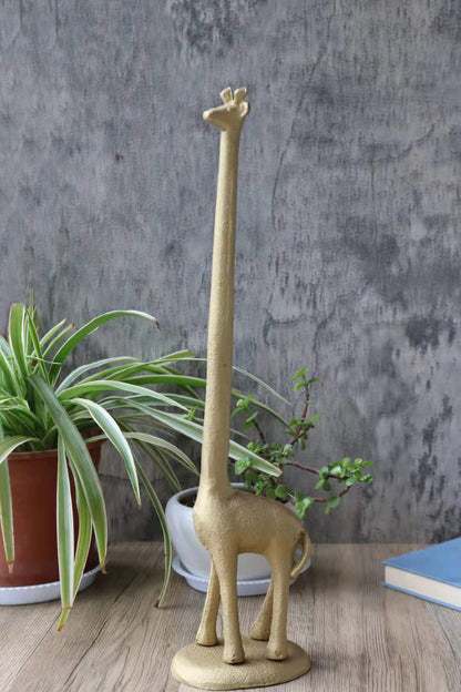 Giraffe Gold Paper Towel Holder, 17"