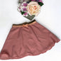 Dusty Rose Girls Chiffon Ballet Pull On Skirt