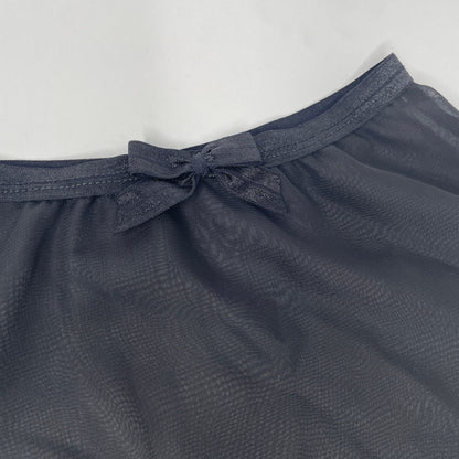 Black Girls Chiffon Ballet Pull On Skirt