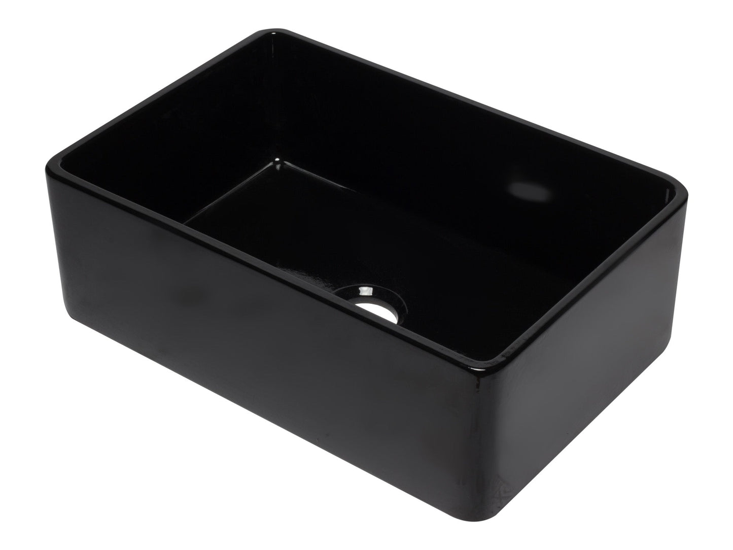 ALFI brand AB3020SB 30 inch Biscuit Reversible Single Fireclay Farmhouse Kitchen Sink