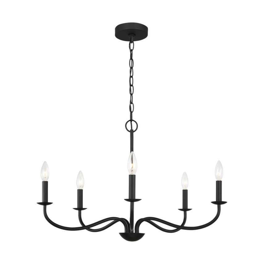 Abells Five Light Chandelier