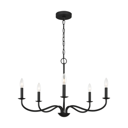 Abells Five Light Chandelier