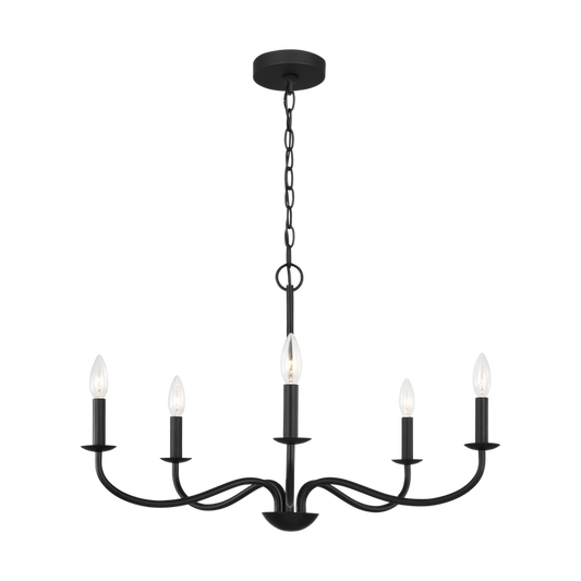 Abells Five Light Chandelier