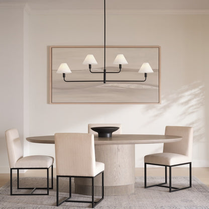 Mendota Four Light Chandelier