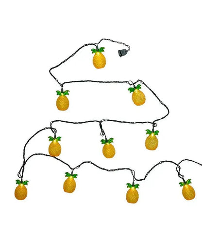 Glass Look Pineapple Light Set