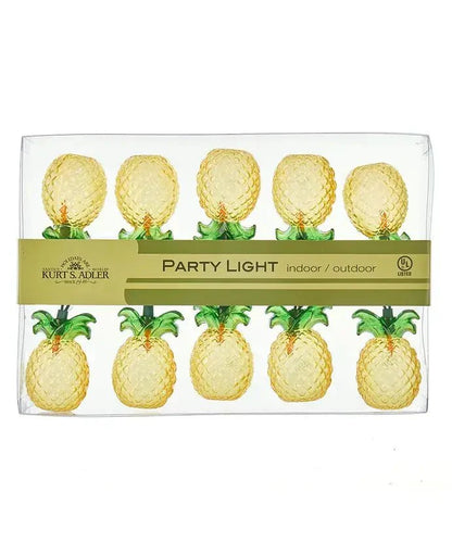 Glass Look Pineapple Light Set