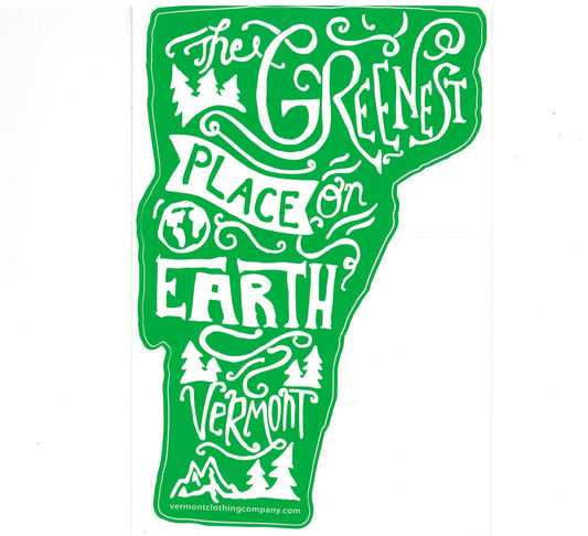 The Greenest Place on Earth - Vermont Decal