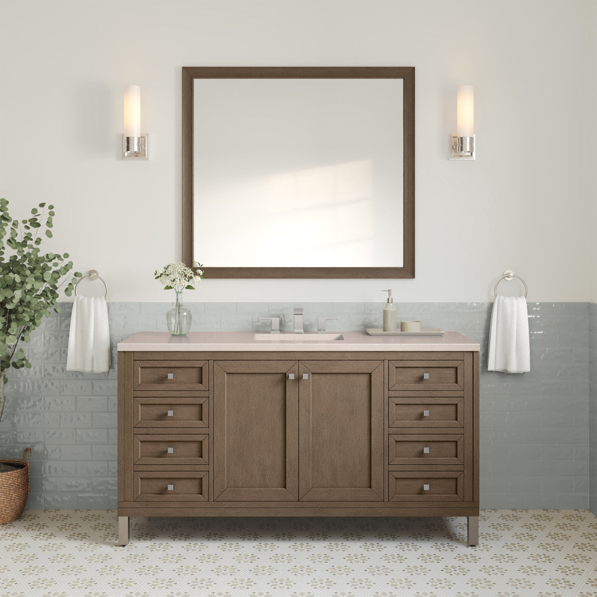 Chicago 60" Single Vanity Cabinet
