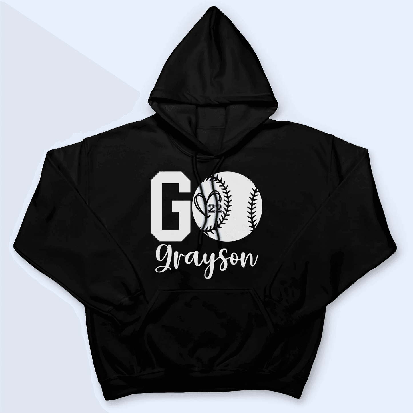 GO Baseball Cheer Mom - Baseball/ Softball Cheers Personalized Custom T Shirt - Birthday, Loving, Funny Gift for Grandma/Nana/Mimi, Mom, Wife, Grandparent