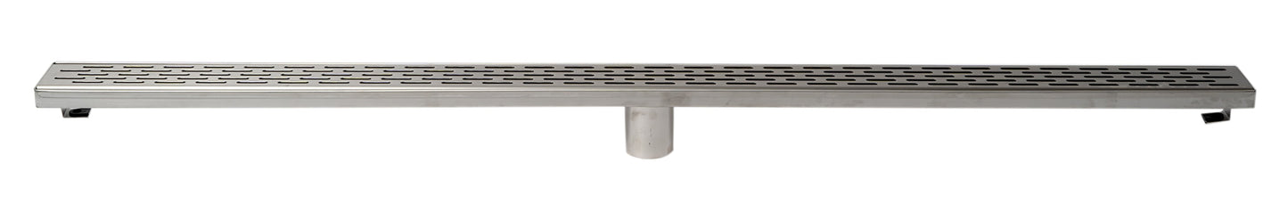 ALFI brand ABLD47C Linear Shower Drain with Groove Holes