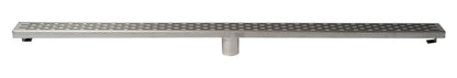 ALFI brand ABLD47C Linear Shower Drain with Groove Holes