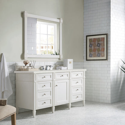 Brittany 60" Single Vanity in Bright White