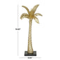 Gold Polystone Tree Palm Decorative Sculpture