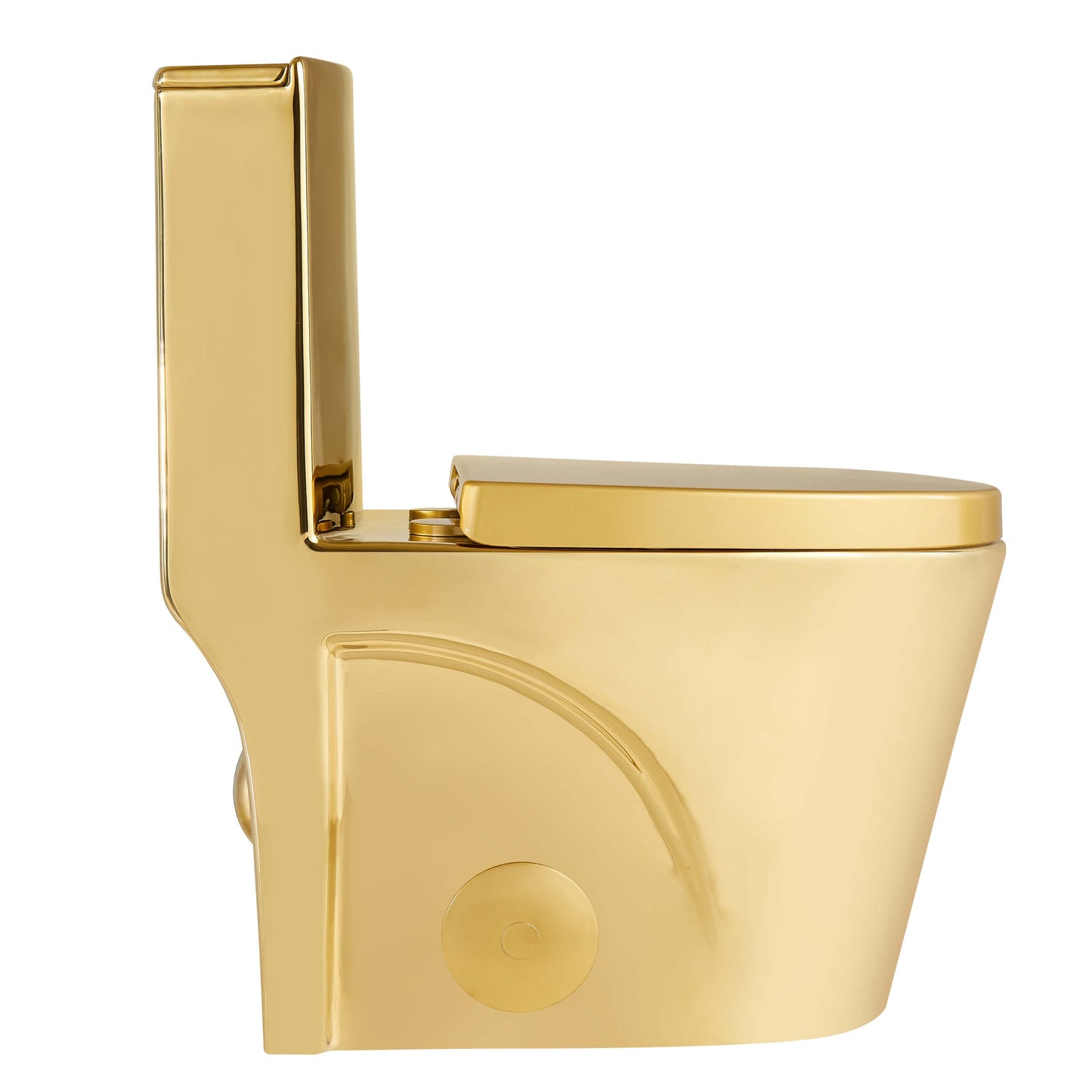 Fine Fixtures MOTB7 Dual Flush One-Piece Toilet – Glossy Biscuit | GS Design Center NJ