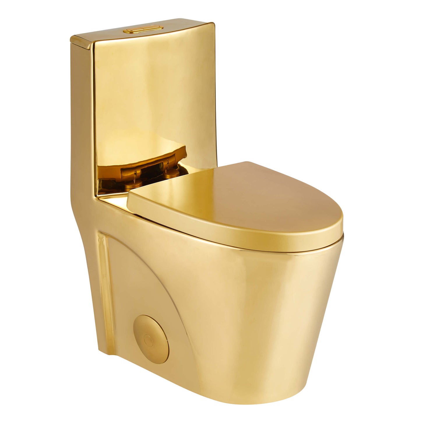 Fine Fixtures MOTB7 Dual Flush One-Piece Toilet – Glossy Biscuit | GS Design Center NJ