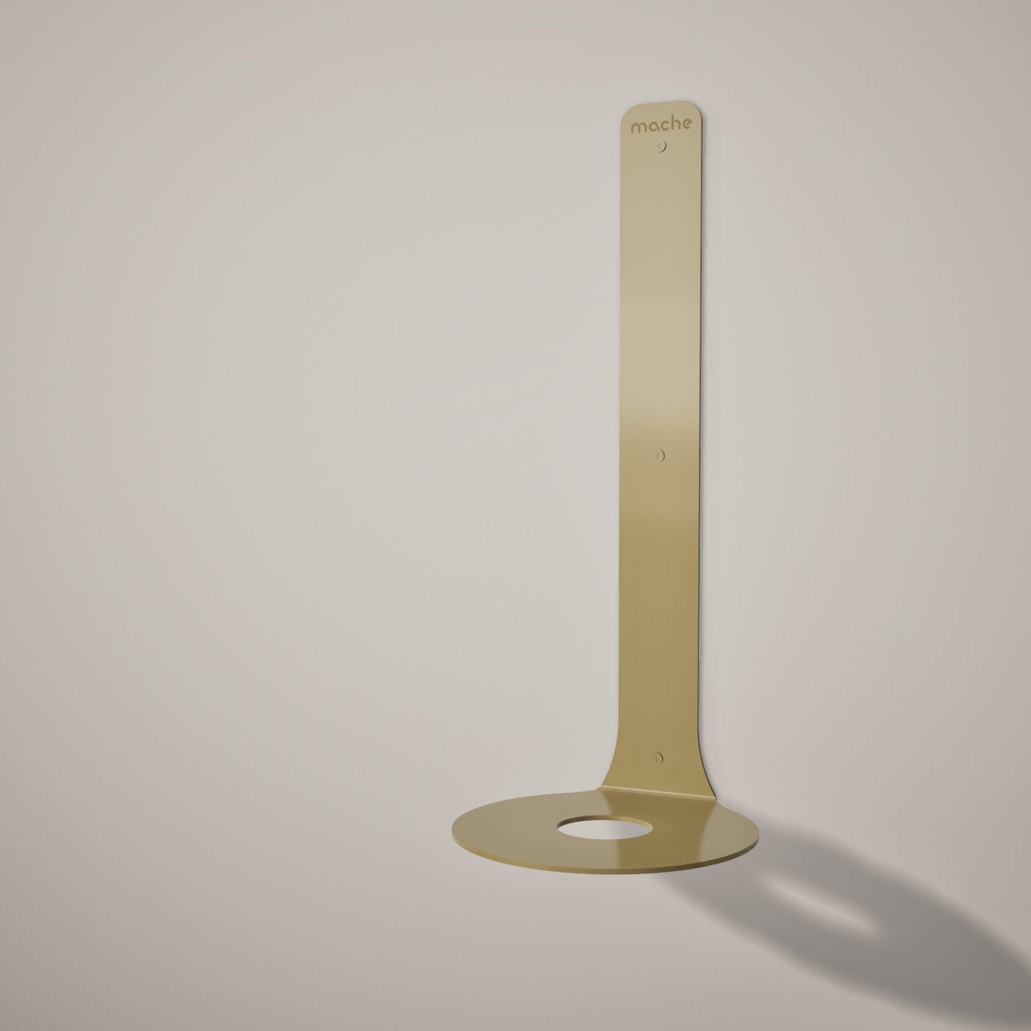 Yoke Yoga Block Wall Bracket | Gold