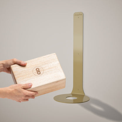 Yoke Yoga Block Wall Bracket | Gold