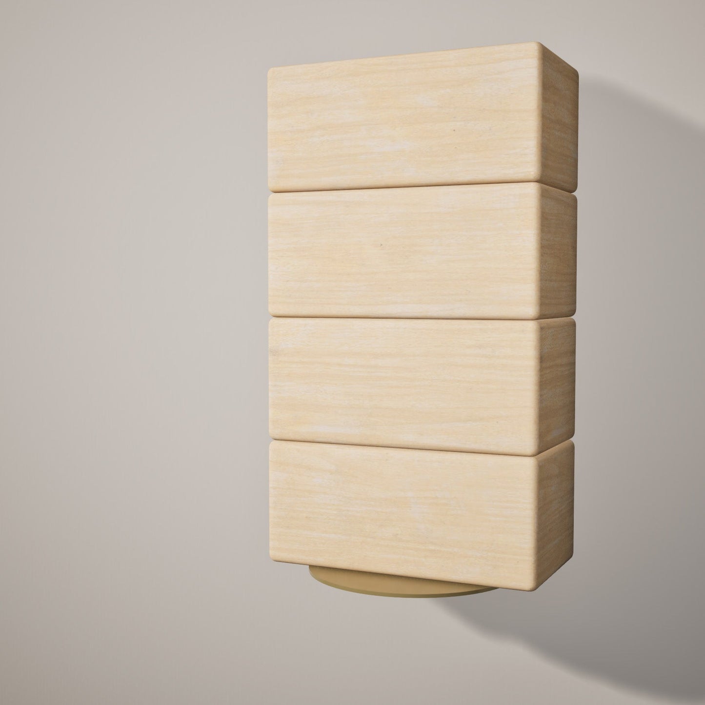 Yoke Yoga Block Wall Bracket | Gold